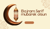 Bajram šerif mubarek olsun